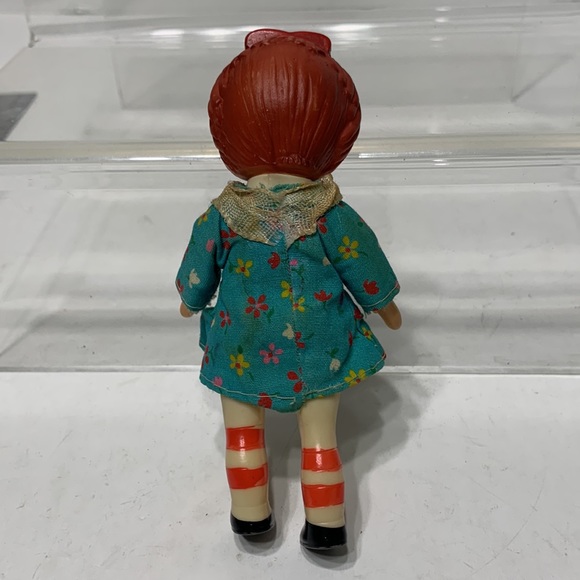 Vintage Raggedy Ann soft rubber doll 5 inch - Picture 4 of 16